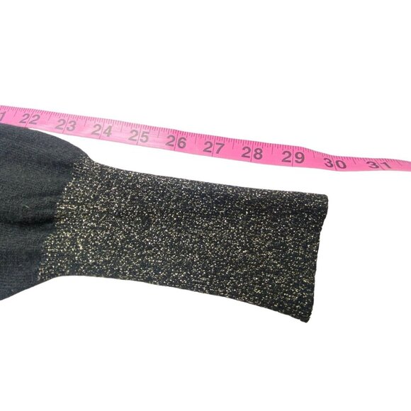 Vtg SCOTCH HOUSE Women Pullover Cashmere Sweater Long Sleeve Sz M Black 79-20 - Picture 9 of 16